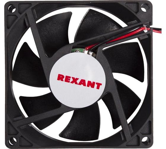 Изображение товара Осевой вентилятор для охлаждения REXANT RX 80х80х25 мм 24 В 72-4080