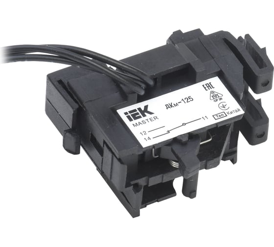 Изображение товара Контакт дополнительный IEK ДКм-125 (ДКм-32) MASTER SVA10D-DK-1-02
