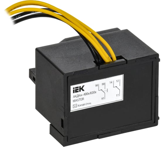 Изображение товара Контакт совмещенный IEK АКДКм-400e/630e (АКДКм-39) MASTER с электронным расцепителем SVA41D-AK-DK-02