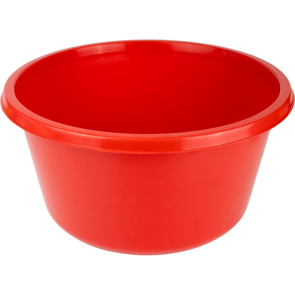 Изображение товара Таз пластиковый 10 л круглый красный ТПЗ 20С53