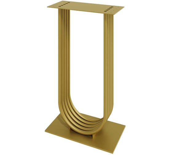 Изображение товара Подстолье для консольного столика GENGLASS ARFEO, U-образное, золотое GGKP-02-1
