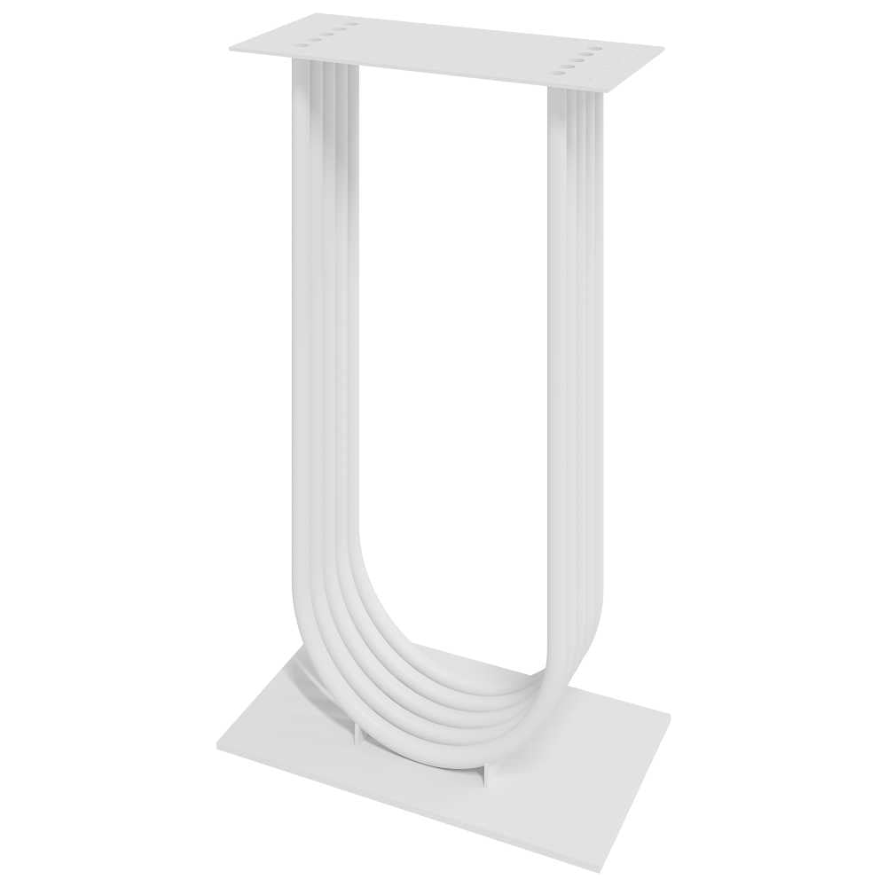 Изображение товара Подстолье для консольного столика GENGLASS ARFEO U-образное белое GGKP-02-3