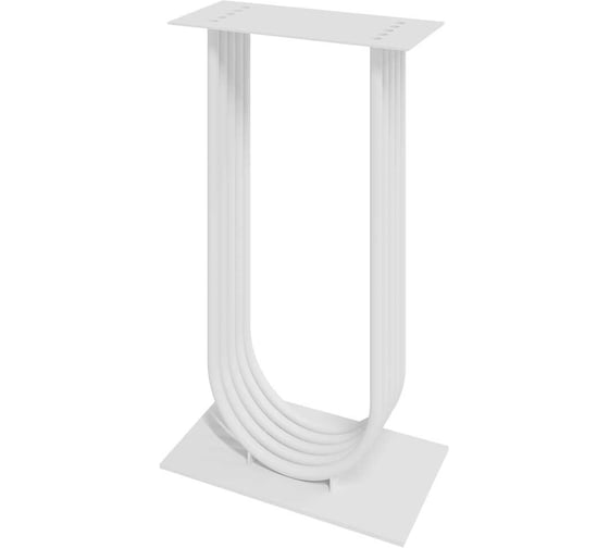 Изображение товара Подстолье для консольного столика GENGLASS ARFEO, U-образное, белое GGKP-02-3