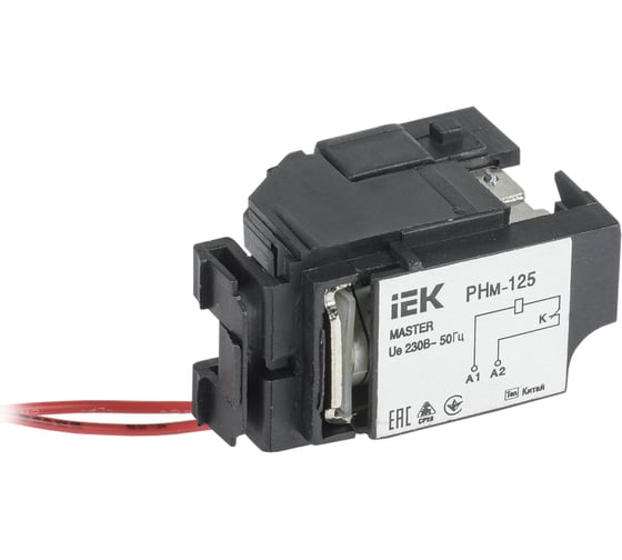 Изображение товара Расцепитель независимый IEK РНм-250 (РНм-35) 220В MASTER SVA30D-RN-02