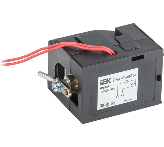 Изображение товара Расцепитель независимый IEK РНм-400е/630е (РНм-39) 220В MASTER с электронным расцепителем SVA41D-RN-02