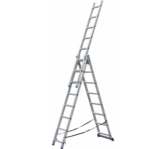 Изображение товара Трёхсекционная алюминиевая лестница SMARTY 3х8 SN011-308