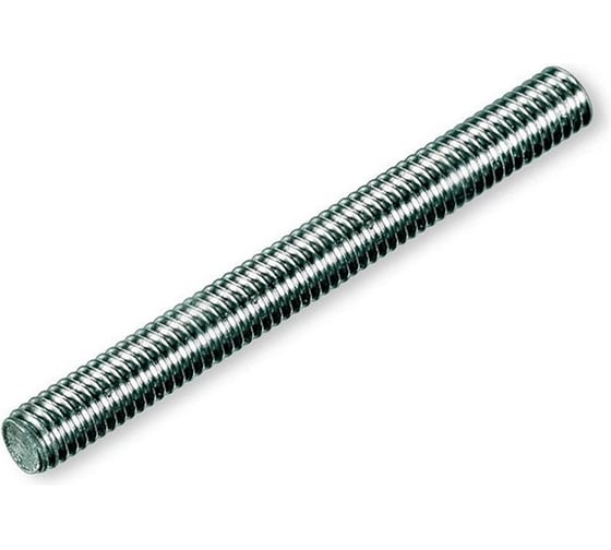 Изображение товара Шпилька резьбовая КРЕП-КОМП цинк, DIN 975, угол резьбы 60 гр., м6x2000, пр.8,8 шрп62мф