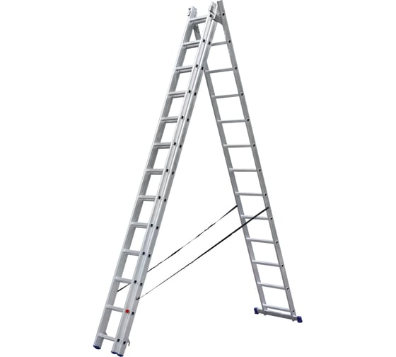 Изображение товара Трёхсекционная алюминиевая лестница SMARTY 3х13 SN011-313