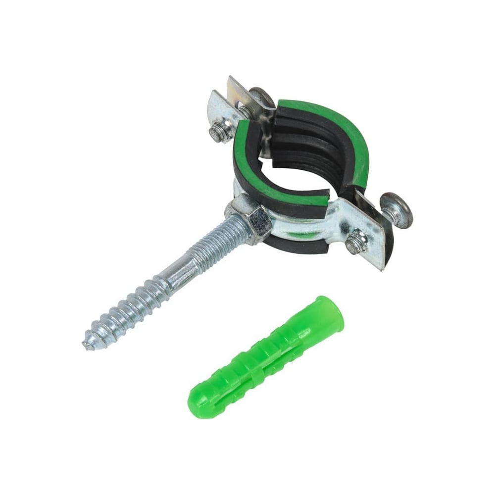 Изображение товара Трубный хомут КРЕП-КОМП 3/4 с гайкой М8 и шпилькой 8x60