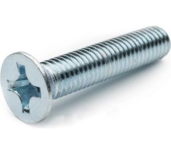 Изображение товара Винт потайной КРЕП-КОМП цинк, DIN 965, 8x30, 200 шт. вп830-200