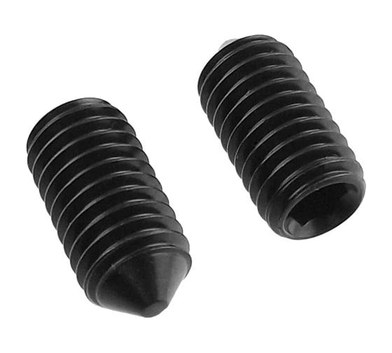 Изображение товара Винт установочный КРЕП-КОМП с внутр. шестигранником, черный, DIN 914, 6x5, пр.12,9, 100 шт. вук65пр