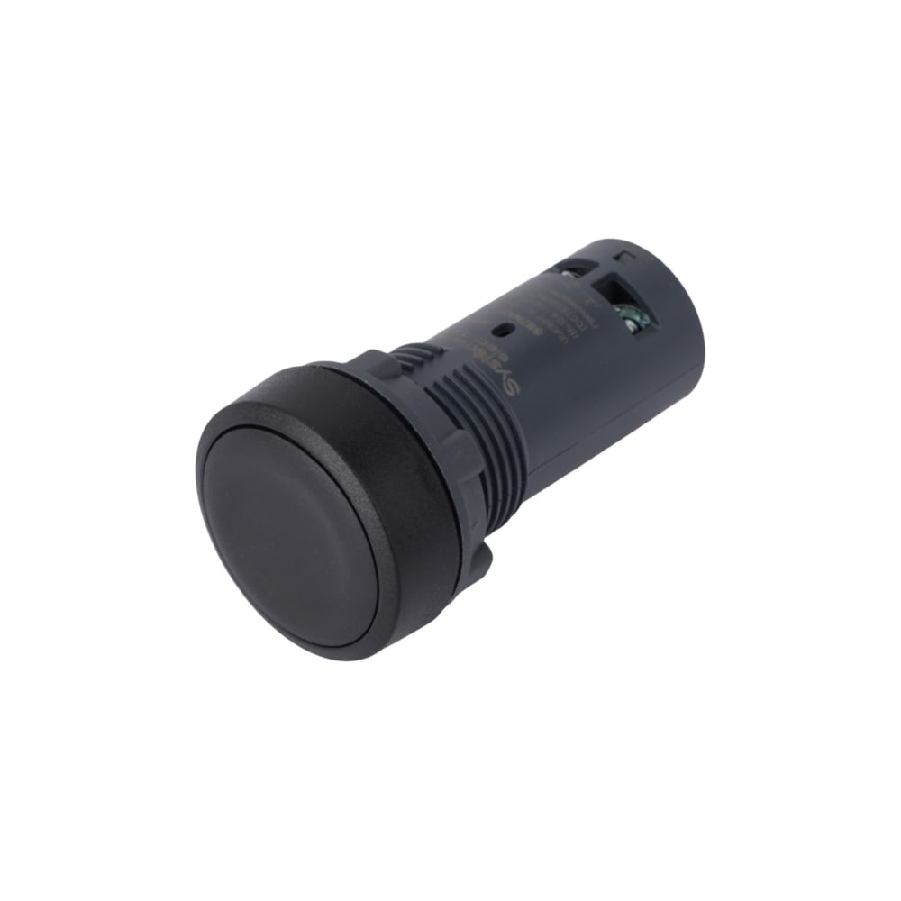 Изображение товара Кнопка Systeme Electric SB7 моноблочная, 22мм, черная, с возвратом, пластик, 1НО+1НЗ, IP65 SB7NA25