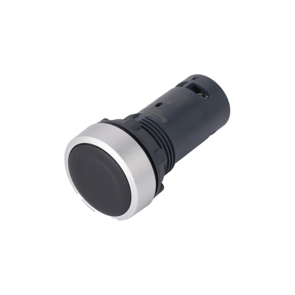 Изображение товара Кнопка Systeme Electric SB7 моноблочная 22мм черная с возвратом металл 2НО IP65