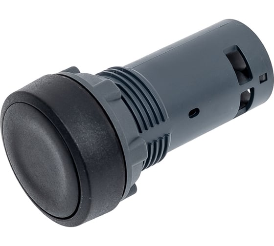 Изображение товара Кнопка Systeme Electric SB7 моноблочная, 22мм, черная, с возвратом, пластик, 1НО, IP65 SB7NA21