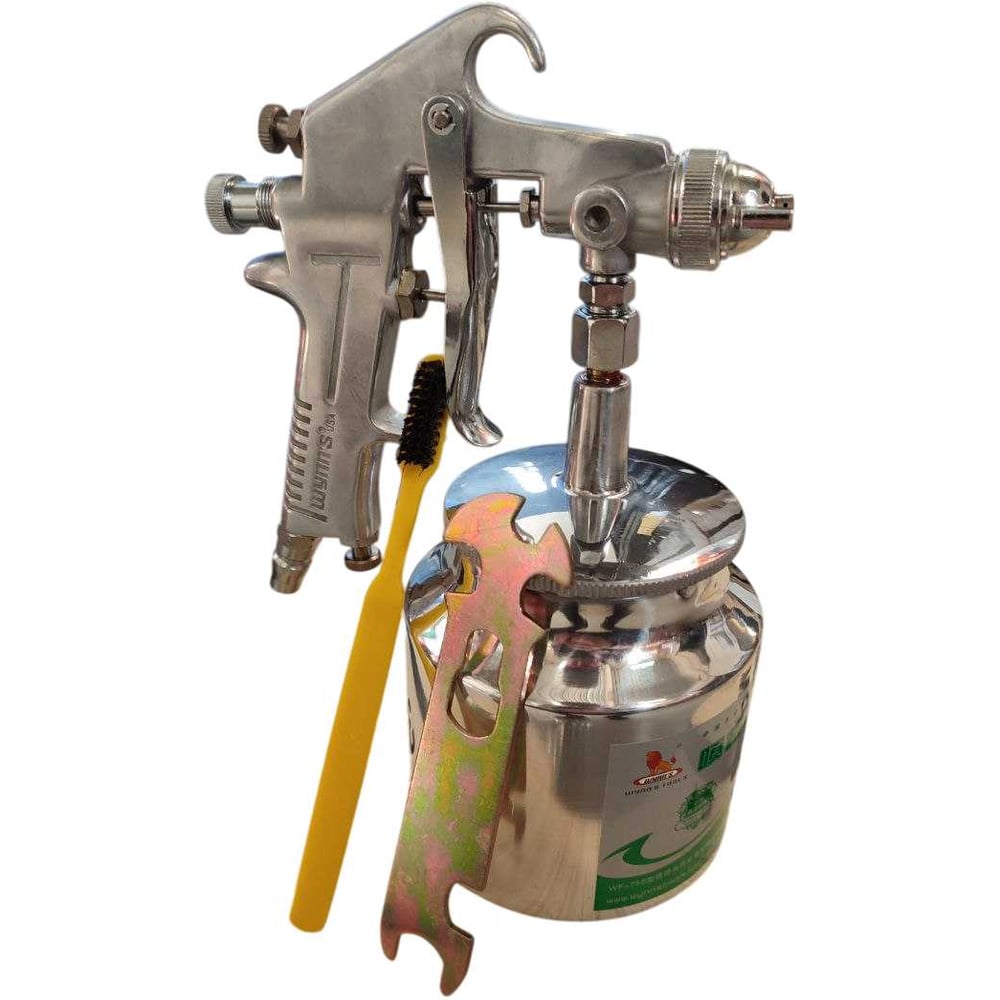 Изображение товара Краскопульт WYNNS WF-75S с нижним бачком 750 мл профессиональный