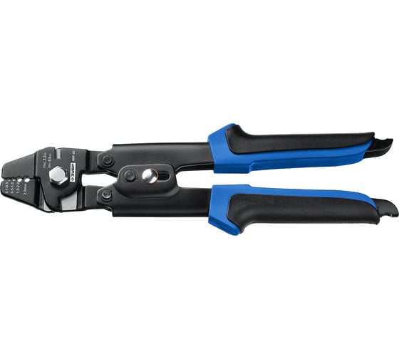 Изображение товара Обжимные клещи для тросовых зажимов ЗУБР Кот-25 250 мм 23347