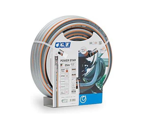 Изображение товара Шланг для полива GF 80007100 POWER STAR ПВХ армированный садовый диаметр 12,5 мм (1/2) длина 15 м Б0059675