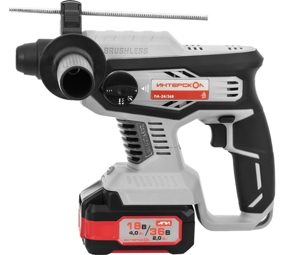 Изображение товара Бесщеточный аккумуляторный перфоратор Интерскол ПА-24/36В Li-ion АПИ (картон, без аккум. и ЗУ) 823.0.0.70