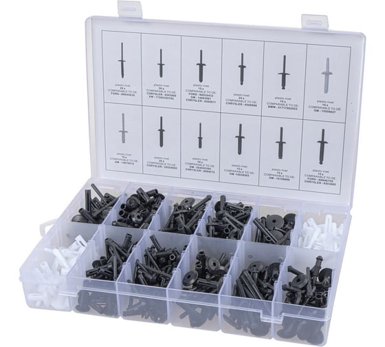 Изображение товара Набор крепежей (клипс) универсальный Arnezi 235пр R8020205