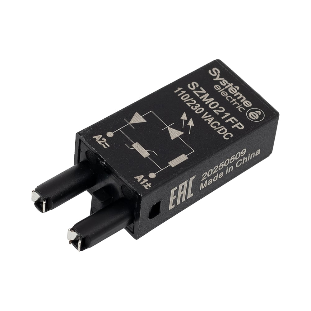 Изображение товара Защитный модуль Systeme Electric варистор LED 110/230VAC/DC SZM021FP