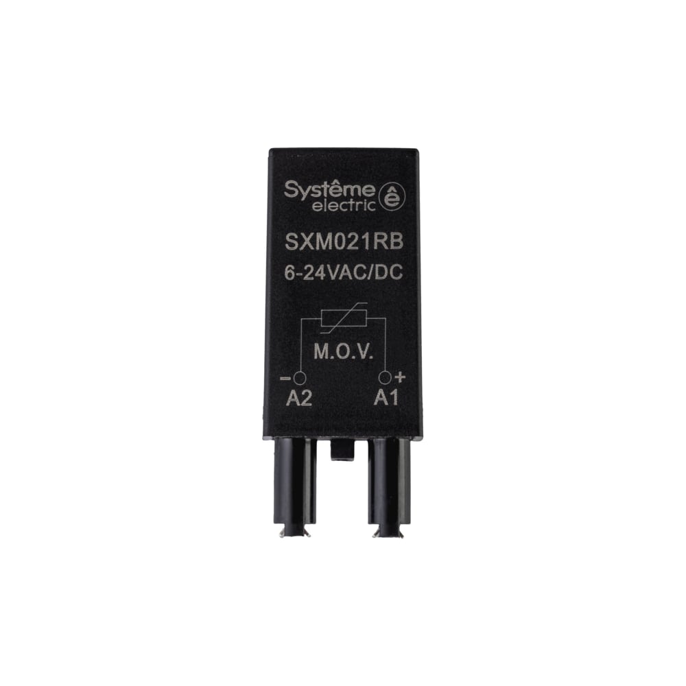 Изображение товара Защитный модуль Systeme Electric варистор и LED 6/24VAC/DC SZM021RB