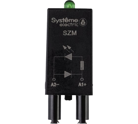 Изображение товара Защитный модуль Systeme Electric диод+LED 110/240VDC SZM031FPD