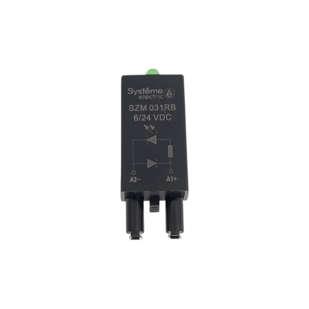 Изображение товара Защитный модуль Systeme Electric диод+LED 6/24VDC SZM031RB