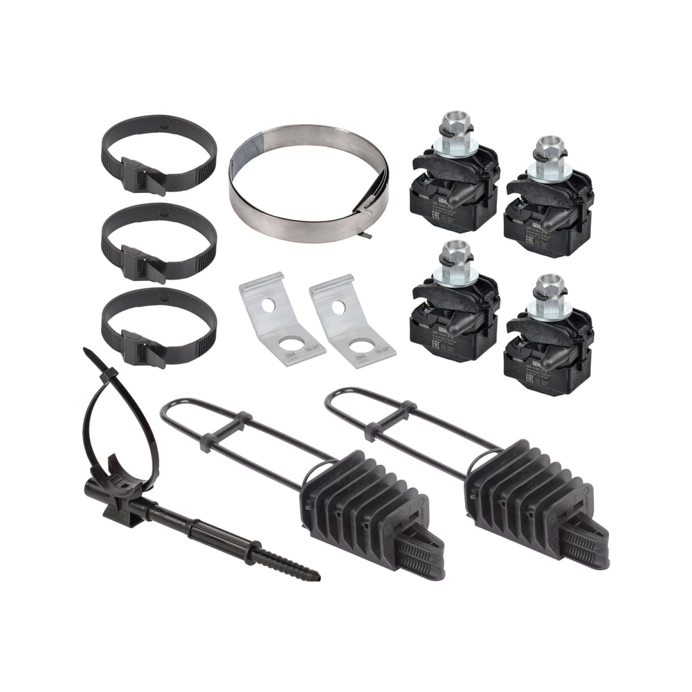 Изображение товара Комплект для подключения абонентов IEK АСИП-1 фазный UAP10-1-95-16-1-U