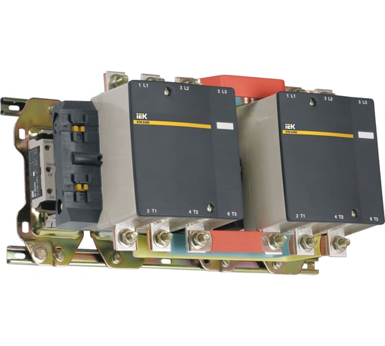 Изображение товара Контактор IEK КТИ-65003 реверс 500А 400В/АС3 KKT63-500-400-10