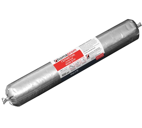 Изображение товара Однокомпонентный клей-герметик HOMAPROM шовный prom 9330 STP, серый, 600мл 9330GR-001-19