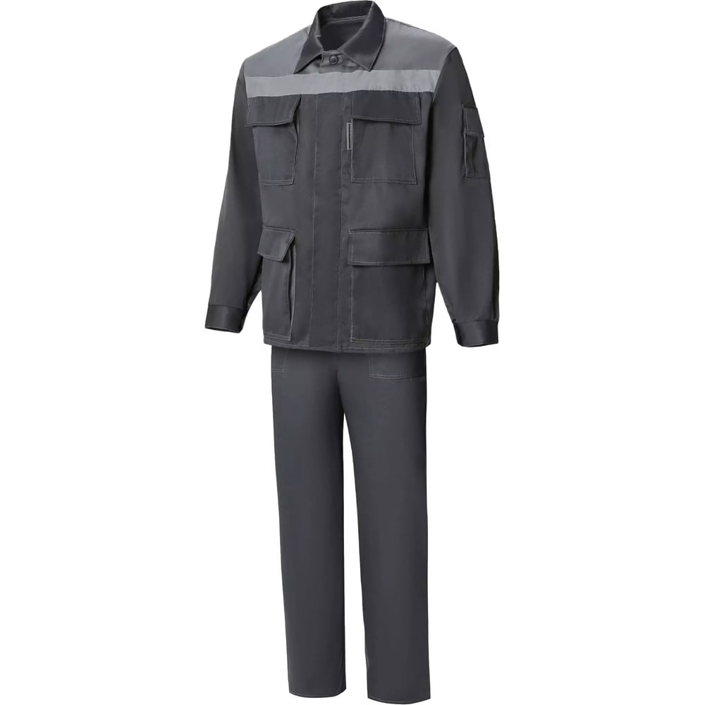 Изображение товара Костюм рабочий СОЮЗСПЕЦОДЕЖДА Коммунальщик темно-серый светло-серый р52-54