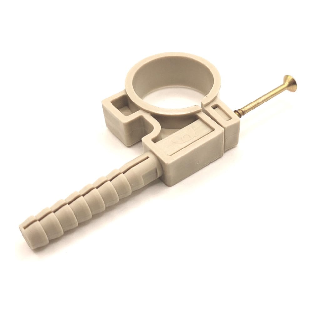 Изображение товара Дюбель-хомут крепление для труб бобры RTP 32 упаковка 10 шт.