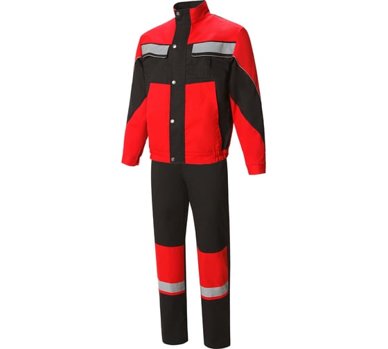 Изображение товара Костюм СОЮЗСПЕЦОДЕЖДА АРГО черно/красный, р. 52-54, рост 170-176 2000000104676