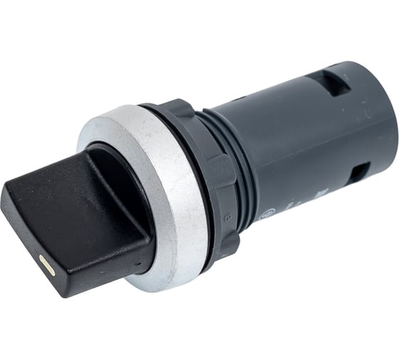 Изображение товара Переключатель Systeme Electric SB7 моноблочный, 22 мм, 2 позиции, с фиксацией, металл, 1НО, IP65 SB7ED21