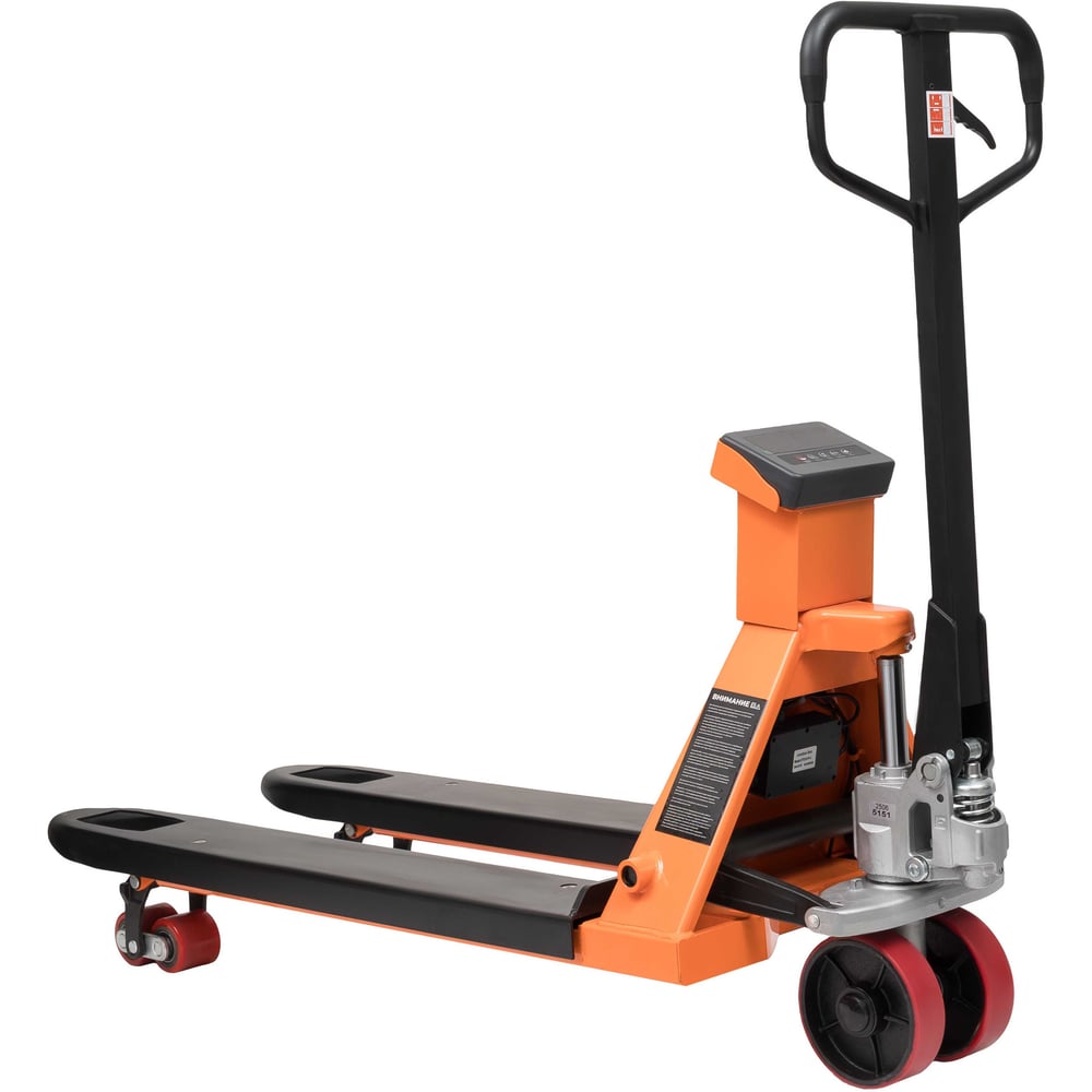 Изображение товара Гидравлическая тележка Gigant с весами 2000 кг, полиуретановые колеса JHPT2000-1150-W