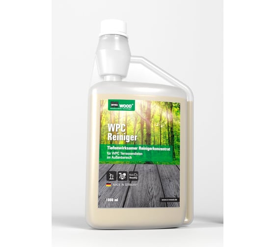 Изображение товара Очиститель для древесно-полимерных досок (ДПК) Еврогрядка N-WOOD, 1000 мл WPC-Re