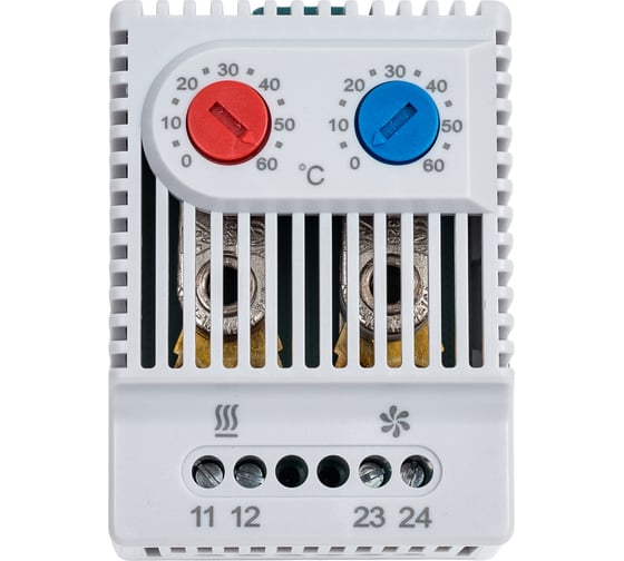 Изображение товара Термостат с НО+НЗ контактами Dekraft от 0 до +60C 250В 35102DEK