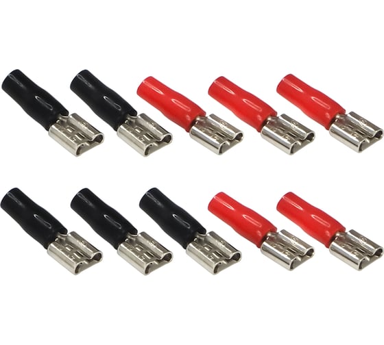 Изображение товара Клеммы акустические AURA 4.8мм, вход 14AWG/2.5мм2, 10 шт. ACN-0648/10