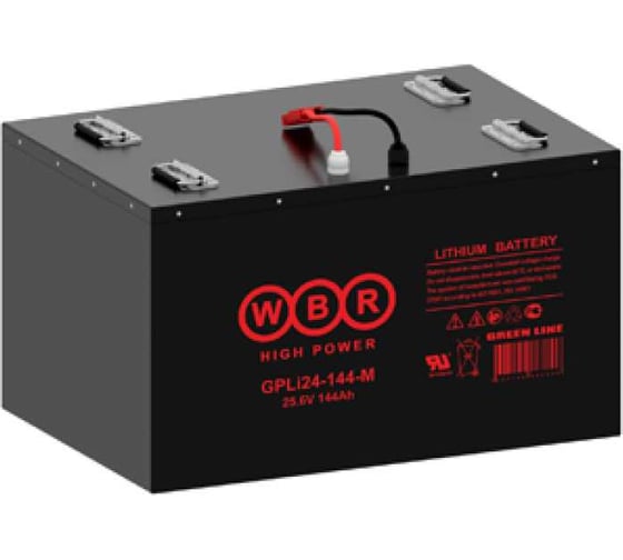 Изображение товара Аккумуляторная батарея литиевая WBR LiFePO4, GPLi24-144-M 24 В 144 Ач УТ-00002405