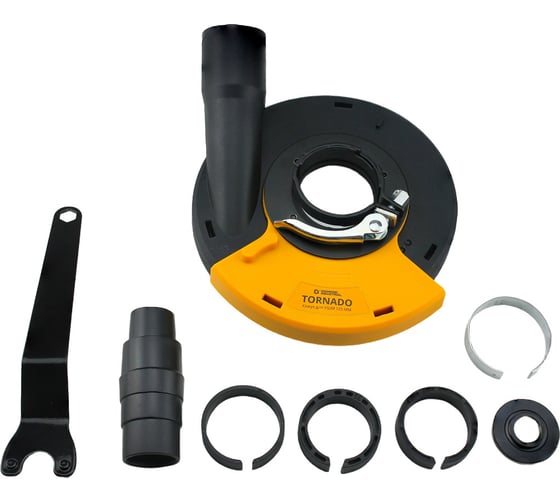 Изображение товара Кожух-пылеотвод на УШМ TORNADO 125 мм Diamond Industrial DIDTOR125