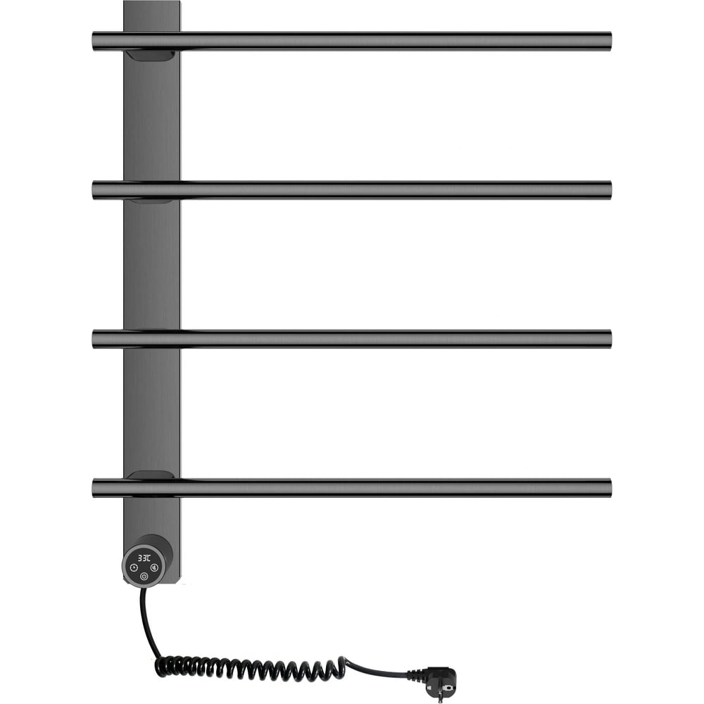 Изображение товара Электрический полотенцесушитель Wonzon Woghand NURNBERG 60 Вт в темном графите