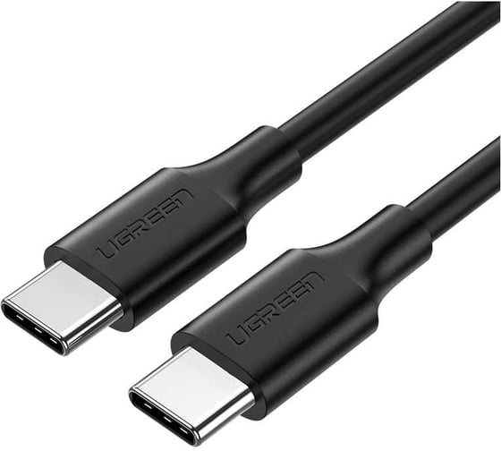 Изображение товара Кабель Ugreen US286 USB-C 2.0 Male To USB-C 2.0 Male 3A Data Cable, 3м, черный 60788
