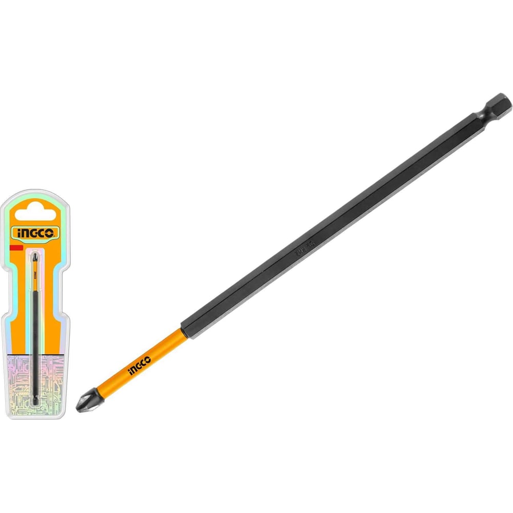 Ударная бита INGCO SUPER INDUSTRIAL S2, PH2x100мм, 1шт. SDBIM71PH2100