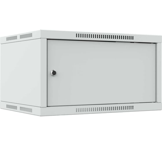 Изображение товара Шкаф телекоммуникационный настенный 44ММ ШТНС-6U-600-650-М-RAL7035 44.03.00010