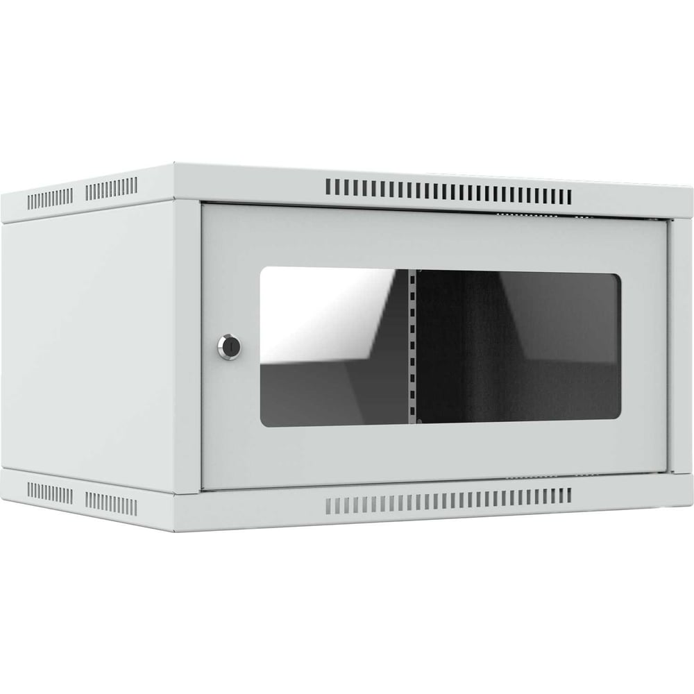 Изображение товара Шкаф телекоммуникационный настенный 44ММ ШТНС-6U-600-650-С-RAL7035 44.03.00012