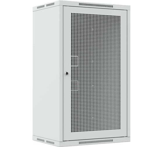 Изображение товара Шкаф телекоммуникационный настенный 44ММ ШТНС-18U-600-350-П-RAL7035 44.03.00050