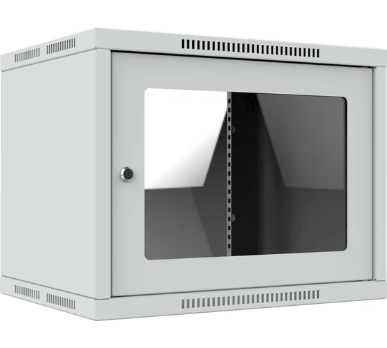 Изображение товара Шкаф телекоммуникационный настенный 44ММ ШТНС-9U-600-450-С-RAL7035 44.03.00018