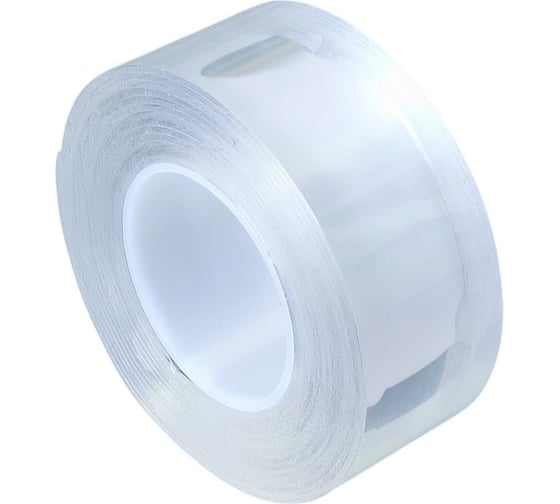 Изображение товара Двухсторонний прозрачный нано скотч EUROSTAR 30 мм x 2,5 м х 1,5 мм АГСК25315