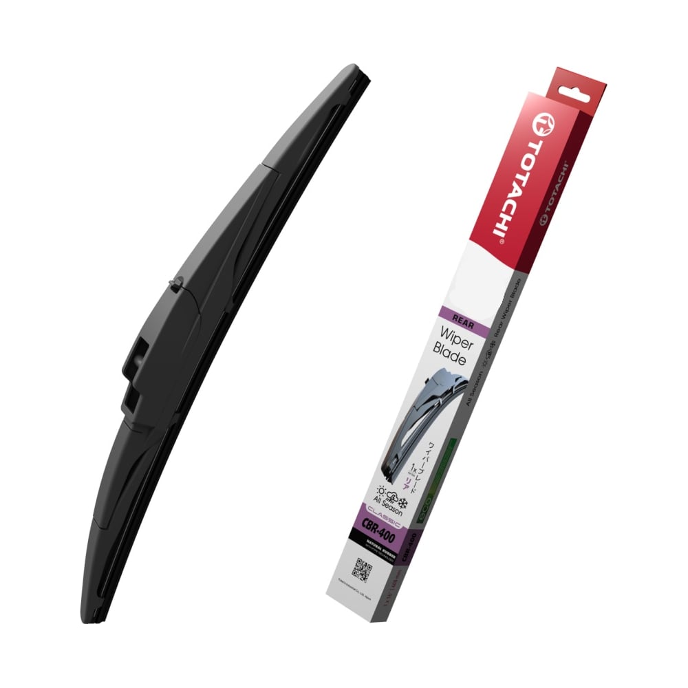 Изображение товара Задняя щетка стеклоочистителя TOTACHI CLASSIC REAR WIPER BLADE 225мм 9 11 адаптеров CBR-230