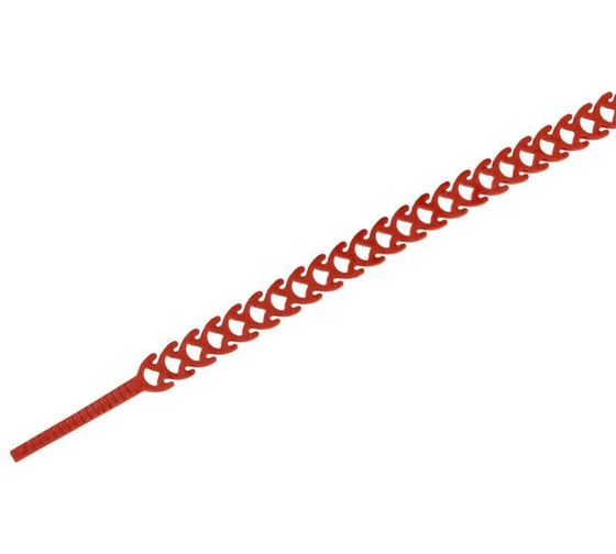 Изображение товара Стяжка IEK универс. многораз. RS 10x300 мм красная (20шт) UHH55-010-300-020-K04